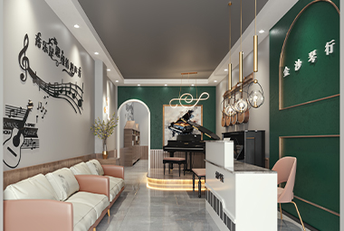 绍兴琴行装修设计_案例效果图