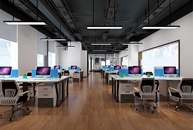 绍兴办公大厦装修设计_案例效果图