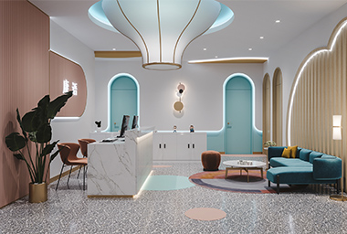 绍兴少儿英语培训机构装修设计_案例效果图